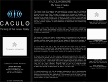 Tablet Screenshot of caculogroup.net